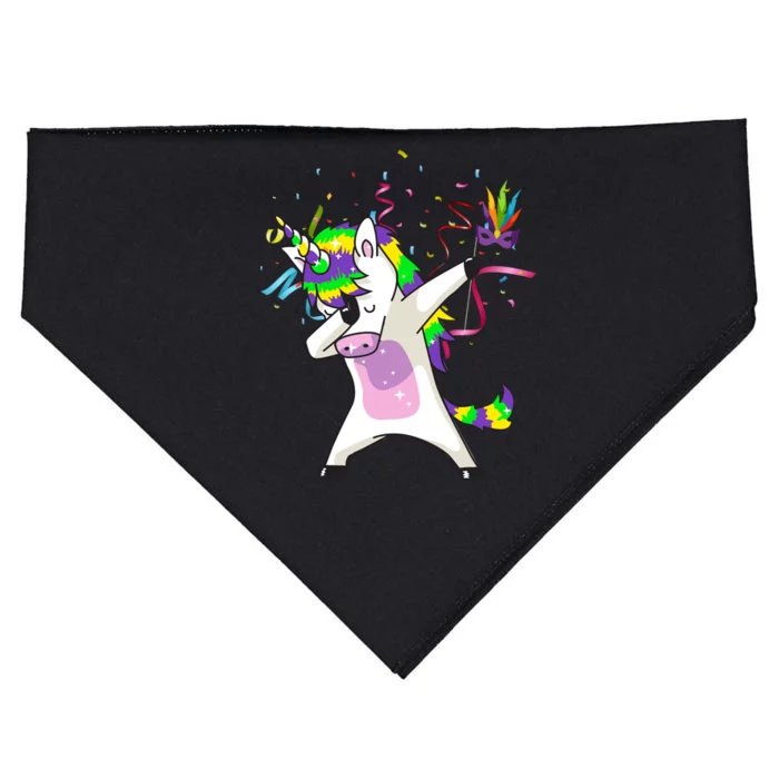 Mardi Gras Unicorn Celebration USA-Made Doggie Bandana