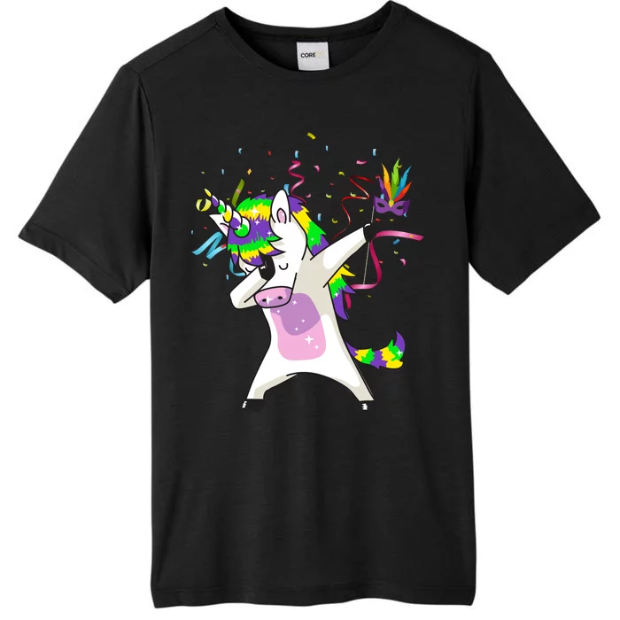 Mardi Gras Unicorn Celebration ChromaSoft Performance T-Shirt