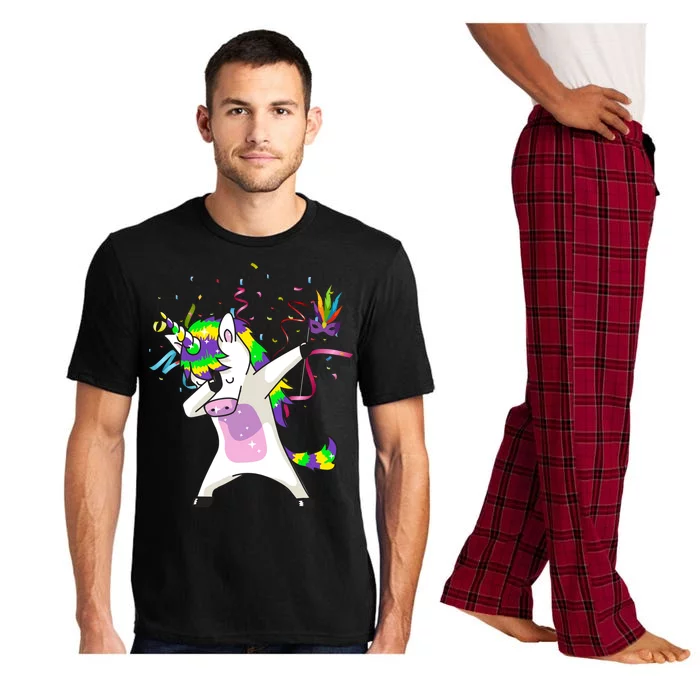 Mardi Gras Unicorn Celebration Pajama Set