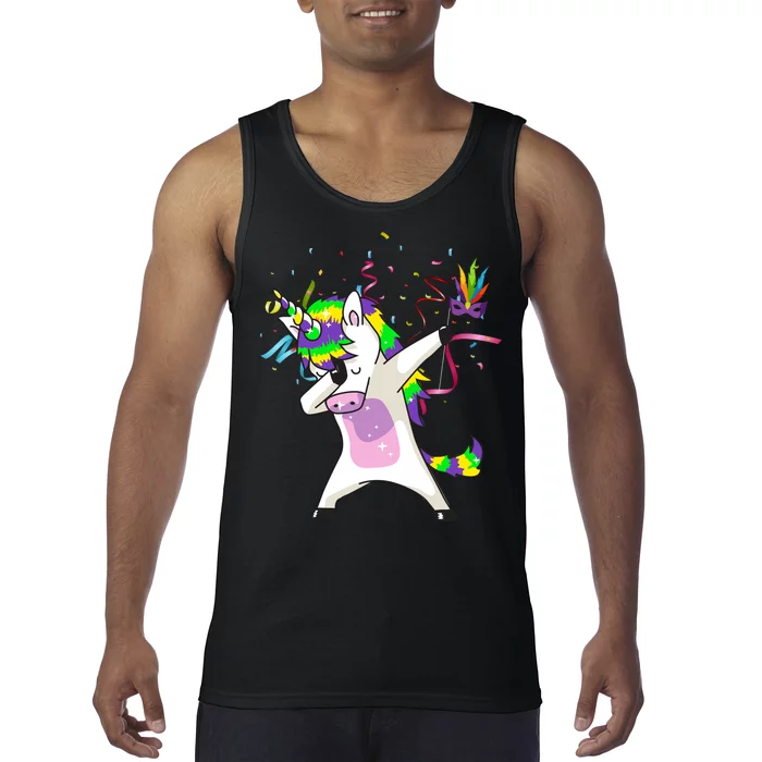 Mardi Gras Unicorn Celebration Tank Top