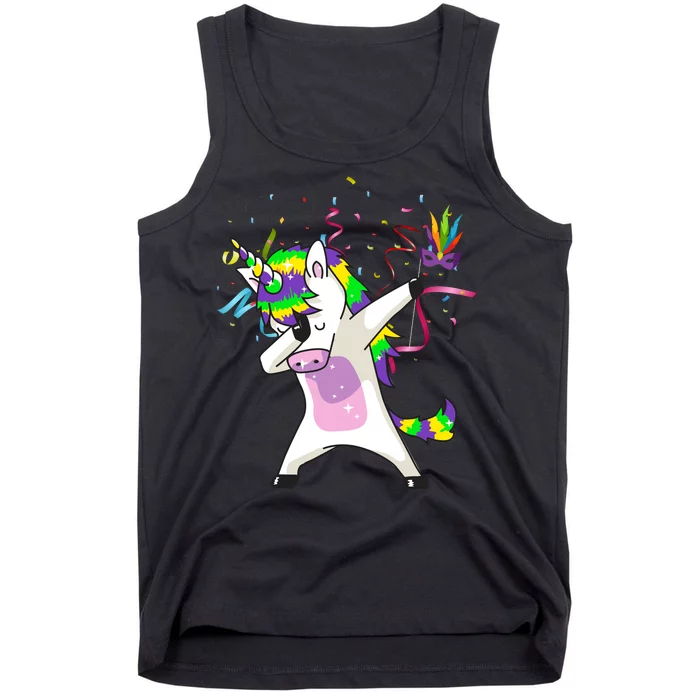 Mardi Gras Unicorn Celebration Tank Top