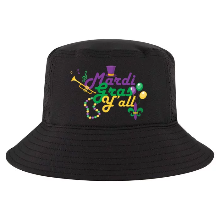 Mardi Gras Y'all Cool Comfort Performance Bucket Hat