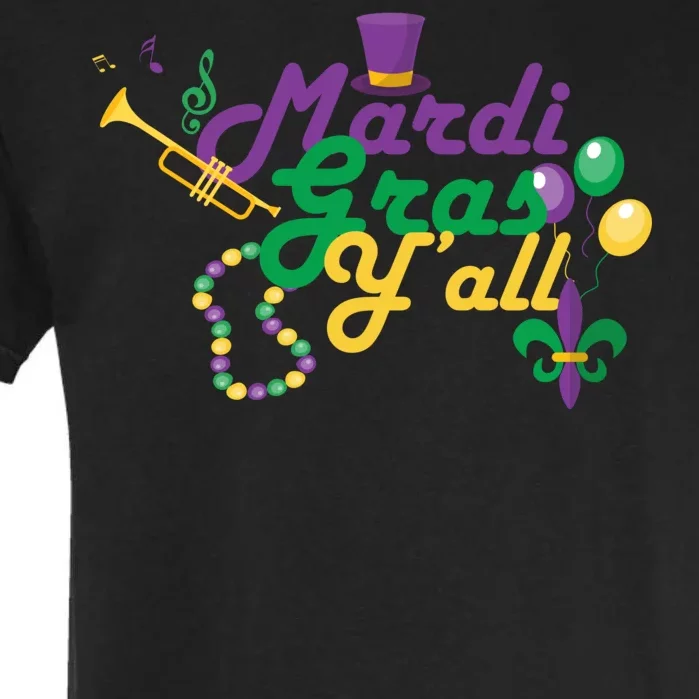 Mardi Gras Y'all Garment-Dyed Heavyweight T-Shirt