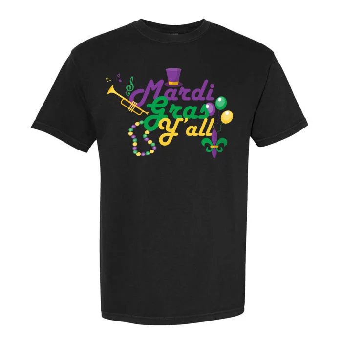 Mardi Gras Y'all Garment-Dyed Heavyweight T-Shirt