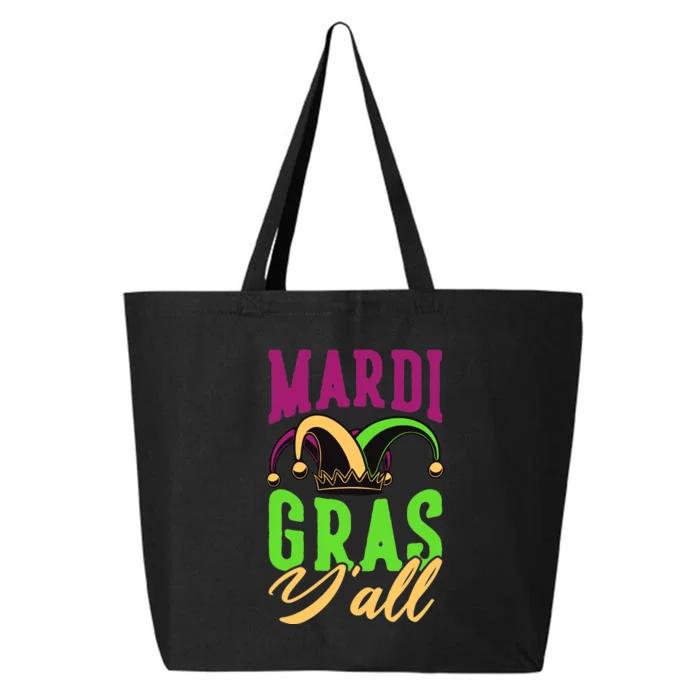 Mardi Gras Y'all Cute 25L Jumbo Tote