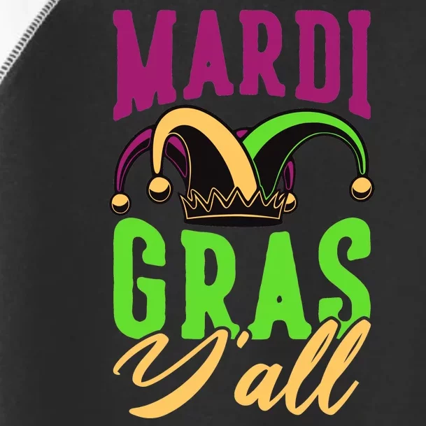 Mardi Gras Y'all Cute Toddler Fine Jersey T-Shirt