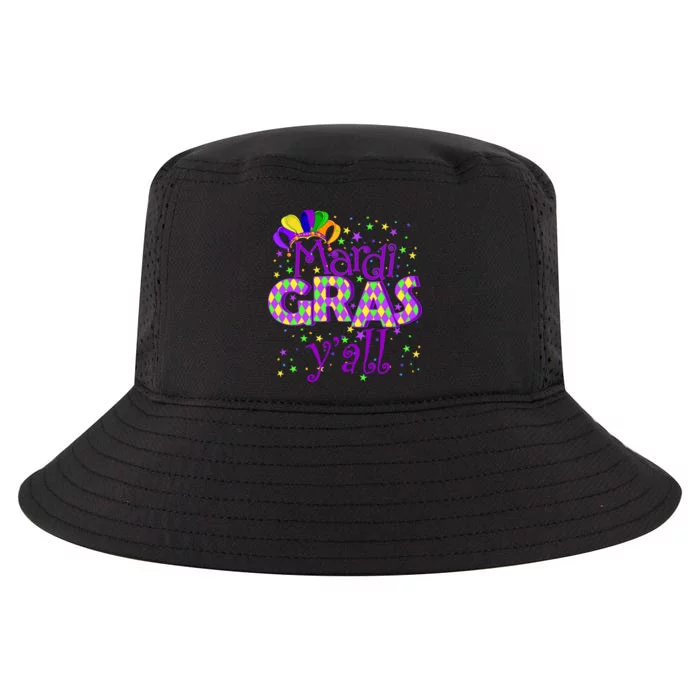 Mardi Gras Y'all New Orleans Party Cool Comfort Performance Bucket Hat