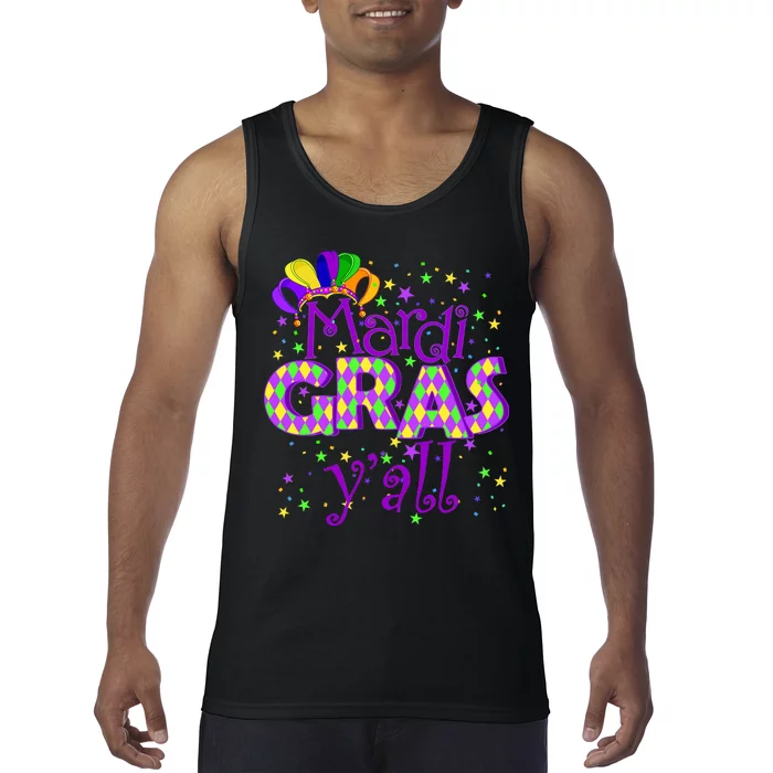 Mardi Gras Y'all New Orleans Party Tank Top