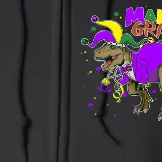 Mardi Grawr T-Rex Full Zip Hoodie