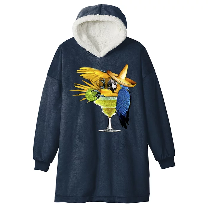 Margarita Parrot Hooded Wearable Blanket