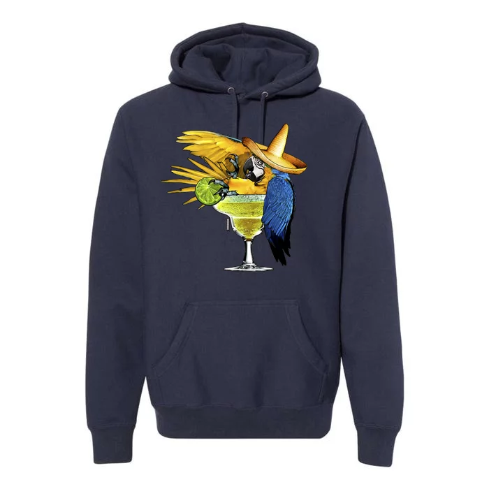 Margarita Parrot Premium Hoodie