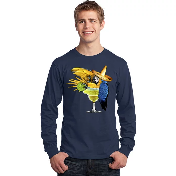 Margarita Parrot Tall Long Sleeve T-Shirt