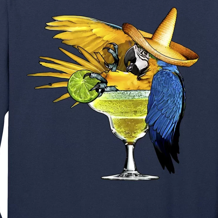 Margarita Parrot Tall Long Sleeve T-Shirt