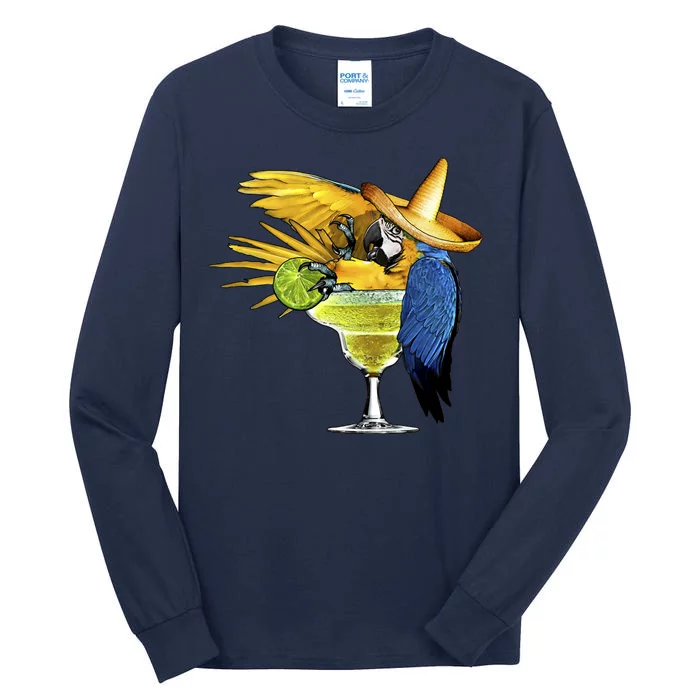 Margarita Parrot Tall Long Sleeve T-Shirt