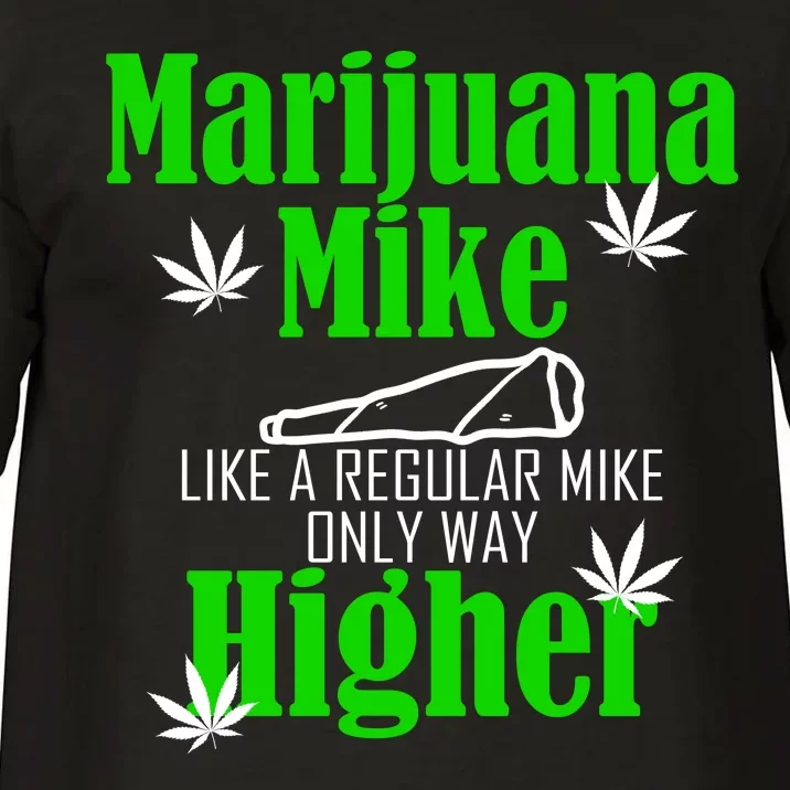 Marijuana Mike Funny Weed 420 Cannabis Comfort Colors T-Shirt