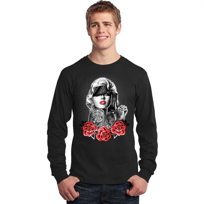 Marilyn Monroe Pain Tall Long Sleeve T-Shirt