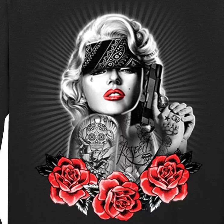 Marilyn Monroe Pain Tall Long Sleeve T-Shirt