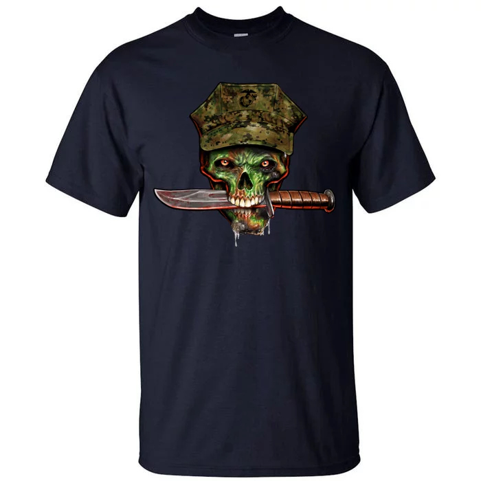 Marine Skull Tall T-Shirt