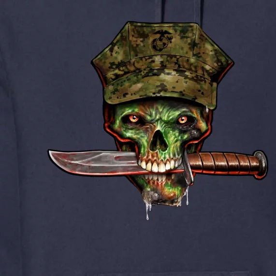 Marine Skull Premium Hoodie