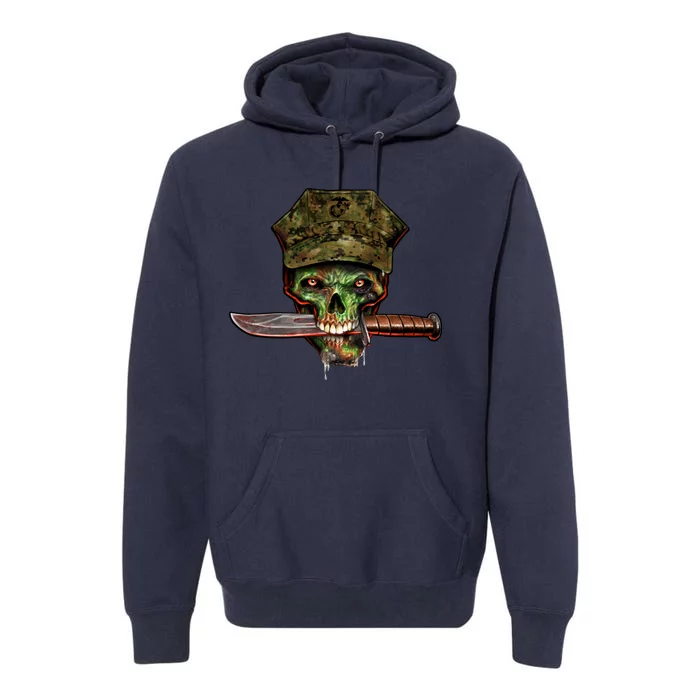 Marine Skull Premium Hoodie