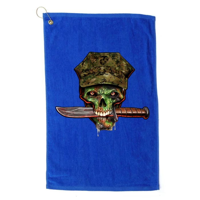 Marine Skull Platinum Collection Golf Towel