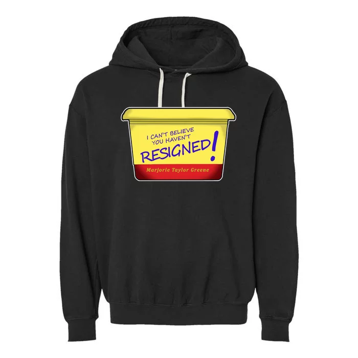 Marjorie Taylor Greene Margarine Politics Garment-Dyed Fleece Hoodie