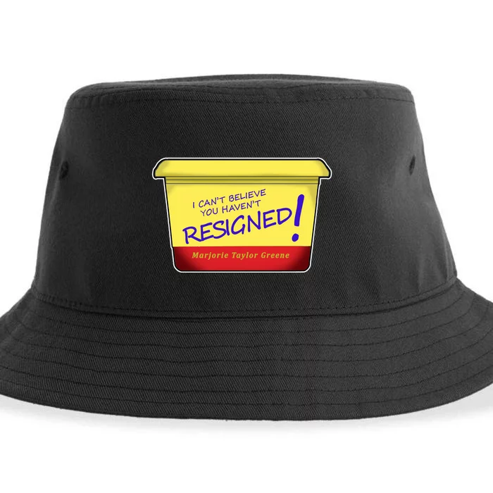 Marjorie Taylor Greene Margarine Politics Sustainable Bucket Hat