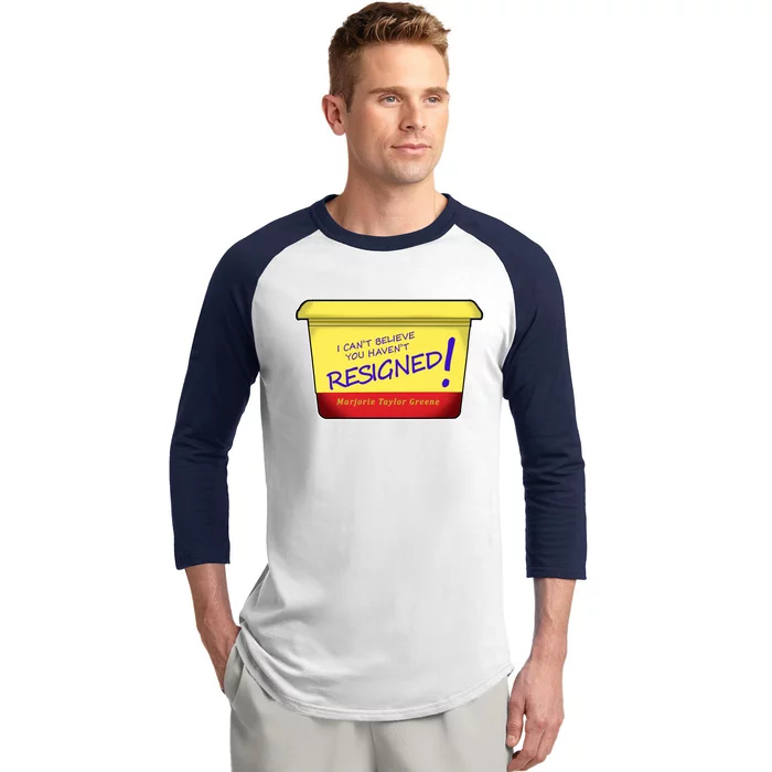 Marjorie Taylor Greene Margarine Politics Baseball Sleeve Shirt