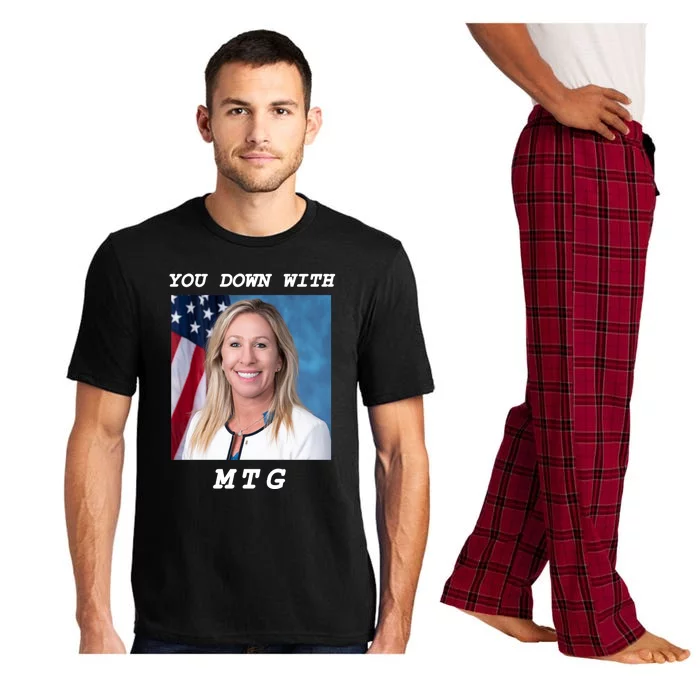 Marjorie Taylor Greene You Down With MTG Pajama Set