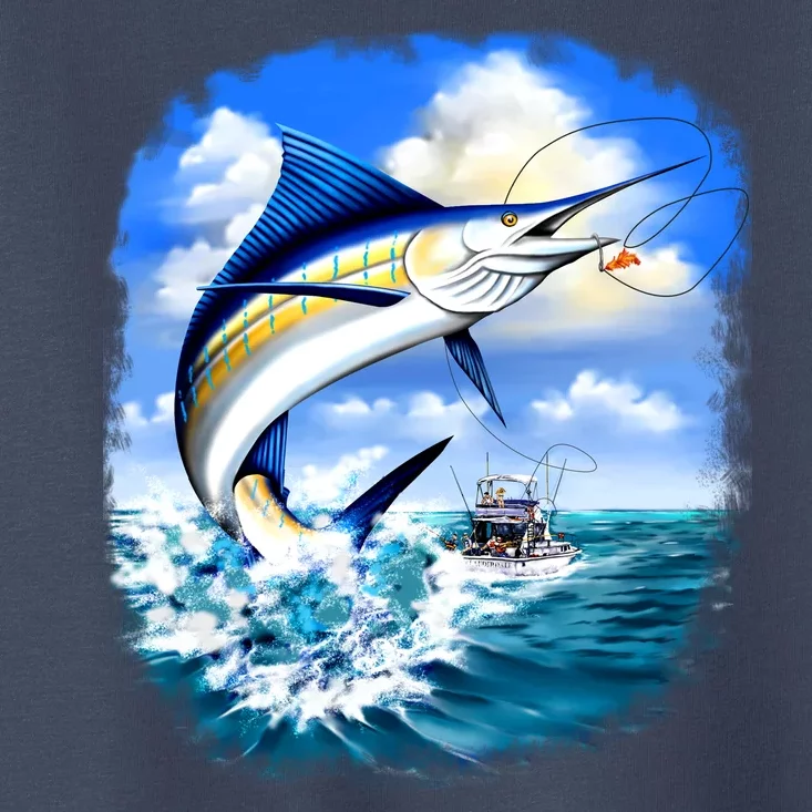 Marlin Fishing Toddler T-Shirt