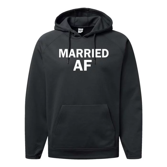 Married AF Performance Fleece Hoodie