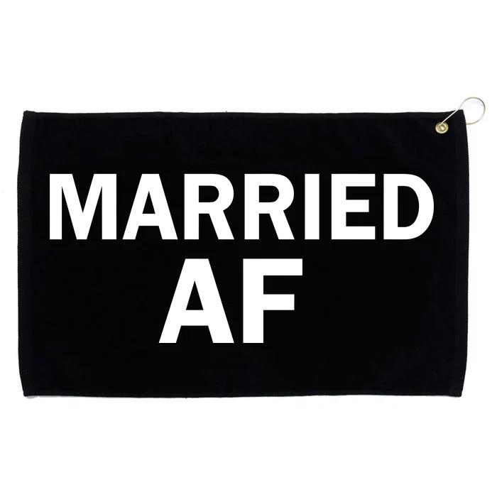 Married AF Grommeted Golf Towel