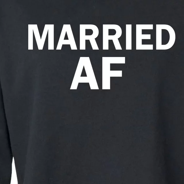 Married AF Cropped Pullover Crew