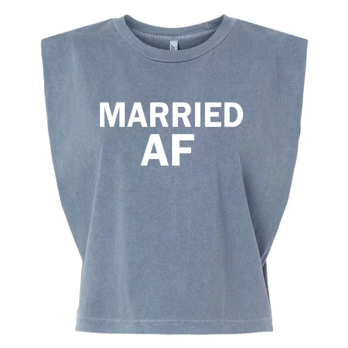 Married AF Garment-Dyed Women's Muscle Tee