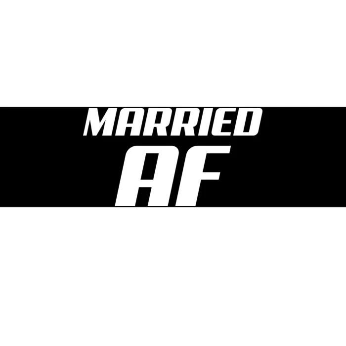 Married AF Funny Marriage Wedding Bumper Sticker