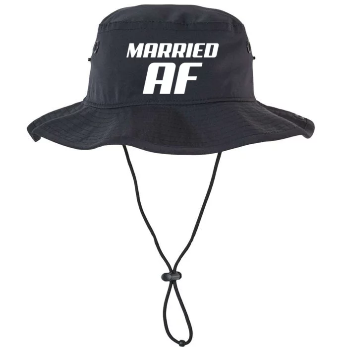 Married AF Funny Marriage Wedding Legacy Cool Fit Booney Bucket Hat