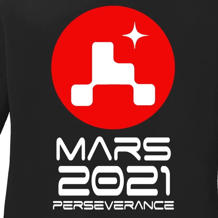 Mars 2021 Perseverance Ladies Long Sleeve Shirt