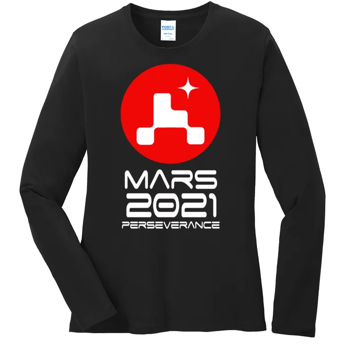 Mars 2021 Perseverance Ladies Long Sleeve Shirt