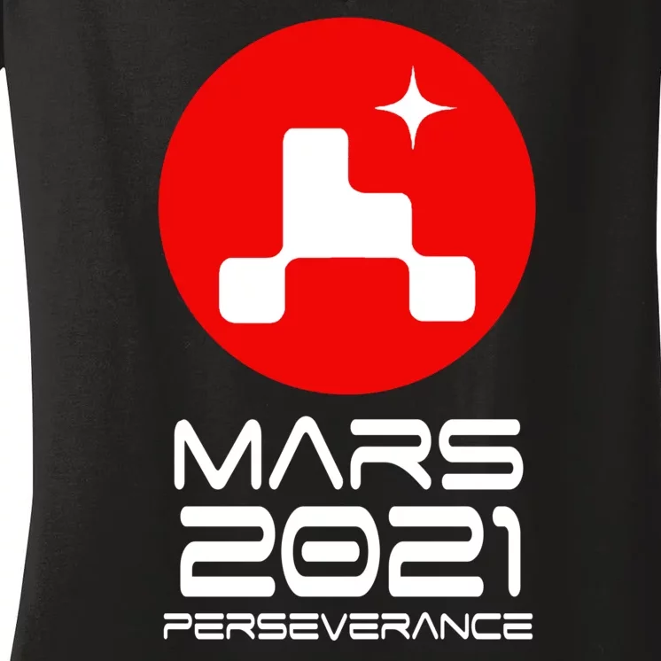 Mars 2021 Perseverance Women's V-Neck T-Shirt