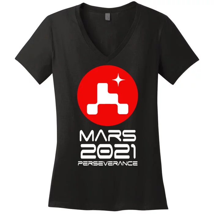 Mars 2021 Perseverance Women's V-Neck T-Shirt