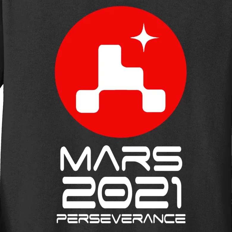 Mars 2021 Perseverance Kids Long Sleeve Shirt