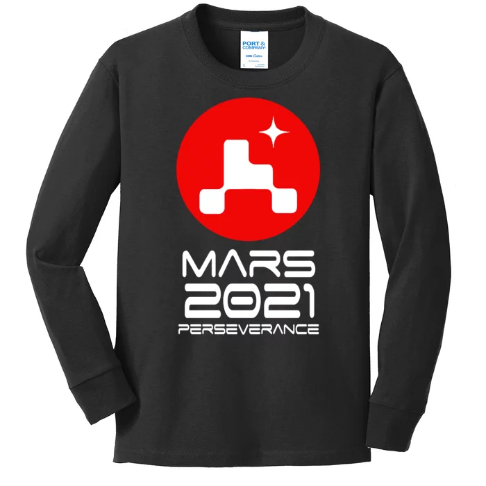 Mars 2021 Perseverance Kids Long Sleeve Shirt