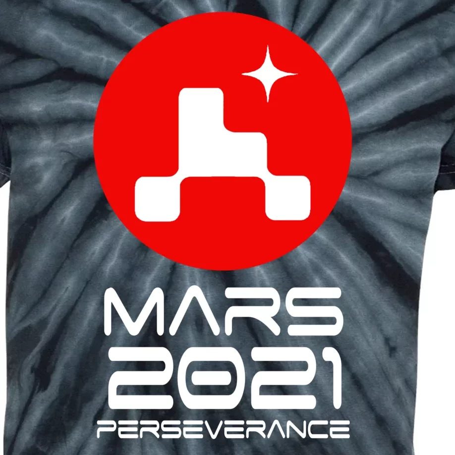 Mars 2021 Perseverance Kids Tie-Dye T-Shirt