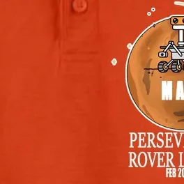 Mars Rover Landing Perseverance Dry Zone Grid Performance Polo