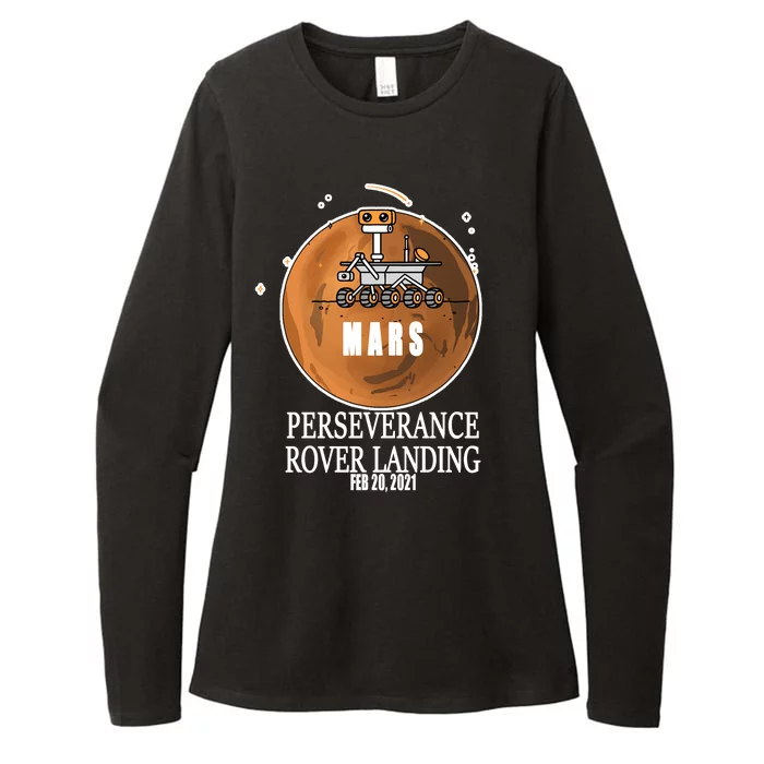 Mars Rover Landing Perseverance Womens CVC Long Sleeve Shirt