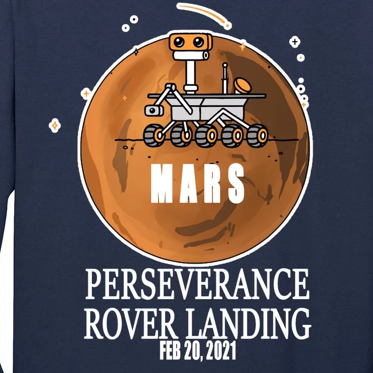 Mars Rover Landing Perseverance Tall Long Sleeve T-Shirt