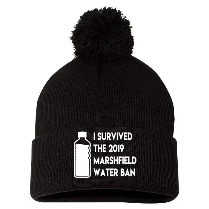 Marshfield water ban Pom Pom 12in Knit Beanie