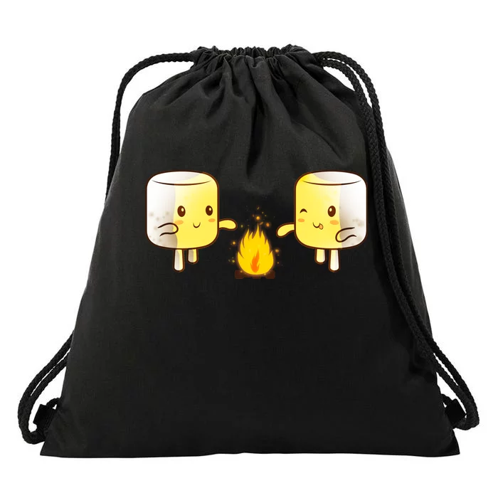 Marshmallow Roast Drawstring Bag