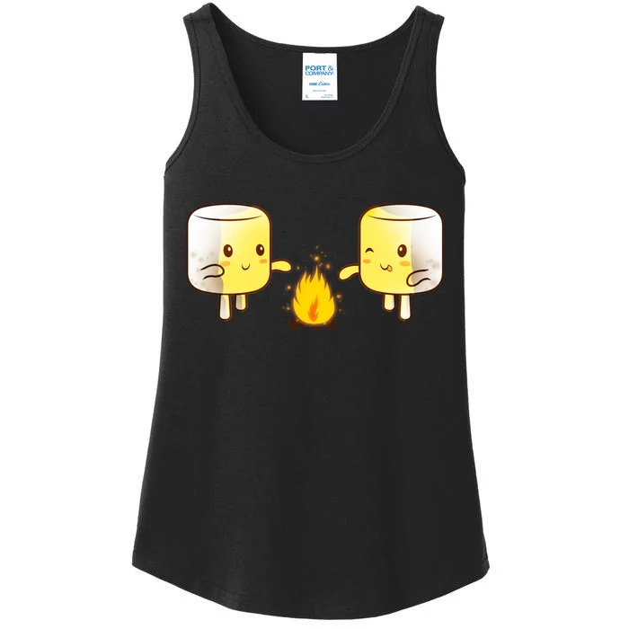 Marshmallow Roast Ladies Essential Tank