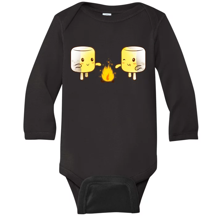 Marshmallow Roast Baby Long Sleeve Bodysuit